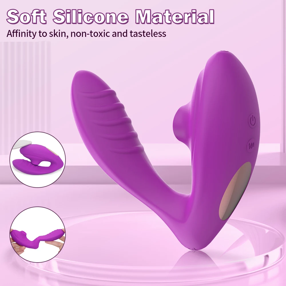 2 In 1 Stimulation Vibrator App Control With 10 Sucking Vibrating Modes For Women Clit G spot Massage Stimulator Adult Sex Toy